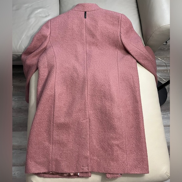 NWT - DKNY Women’s Wool Blended Single Breasted Boucle Walker Coat - Size XL - Picture 11 of 15